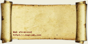 Sanja Adamović vizit kartica